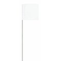 Swanson Tool Co Swanson Tool FWT21100 Flag Stake; White - 2 x 3 in. - Bundle of 100 FWT21100